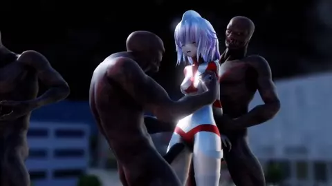 Ultragirl came to rescue her companion