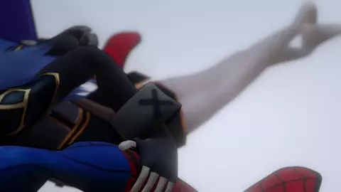 Lucina blowing Spidey