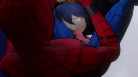 Lucina blowing Spidey