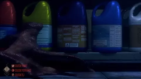 Jill Valentine In A Tentacle Wall Trap