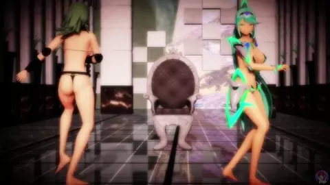 MMD R18 Byleth x Pneuma Harebare