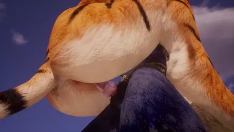 Lioness dominates wolf