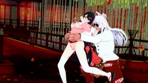 Kaguya Houraisan Pounded by Yakuza Mokou (Scene by Punyuz/Inksaw114))