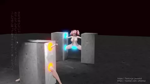 This is what happened when Futanari Bremerton was playing in the warp hole...