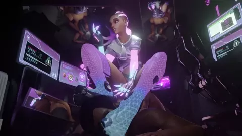 Ana & Pharah Blackmail [Bodywritings][Zmsfm]