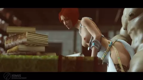 Leliana submits to Iron Bull's cock