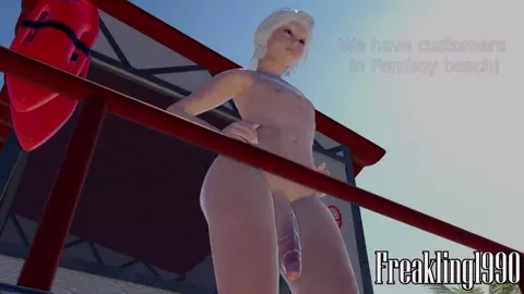 Welcome to the FUTA/Femboy beach! (Futa x Male, Female x Femboy)