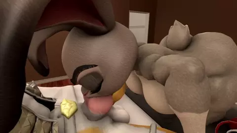 Judy and Fox Mccloud have fun