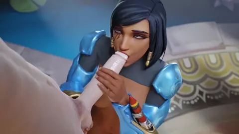 Pharah Blowjob [White][Aphy3d][4K]