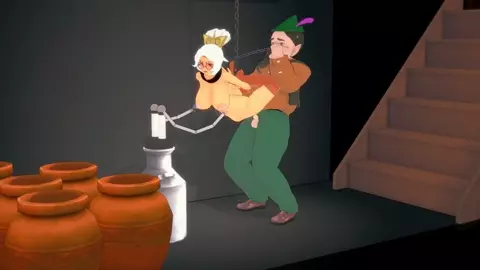 Purah Milked by Morshu (Scene by Erka + Inksaw114)