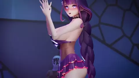 [SRYB] Sexy Raiden Ei Erotic dance and Intense sex