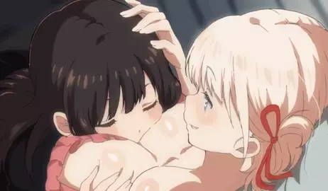 Takina Lying On Chistato's Breasts [Clothed][Or2]