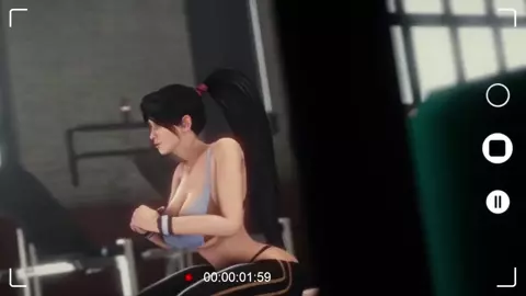 Gym Bunny Momiji - The Full Routine - Sound Ver. CyruSFM