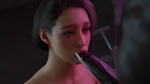 Jill Valentine Blowjob [Milkychesnut]