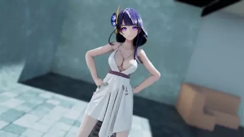 [ZXSN_MMD] Raiden Ei Sexy Honeymoon Dance