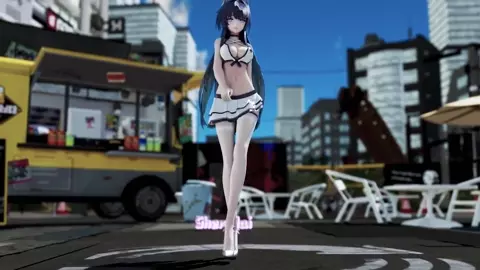 [ZXSN_MMD] HOO Raiden Mei Waifu Dancing (Widescreen mode)