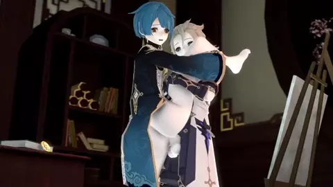 Xingqiu x Albedo - A Friendly Transaction