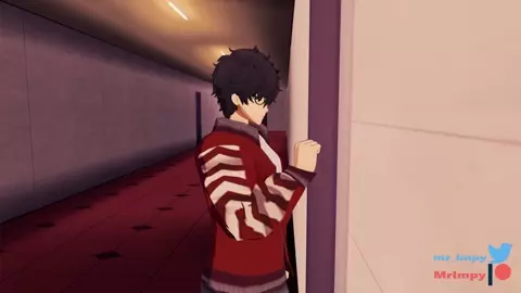 Persona 5 - Kasumi got pushed in a love hotel and Joker was too late [MrImpy]