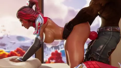 [4K] Dire Fucks Valor's Ass (Side View) [Rekin3D]