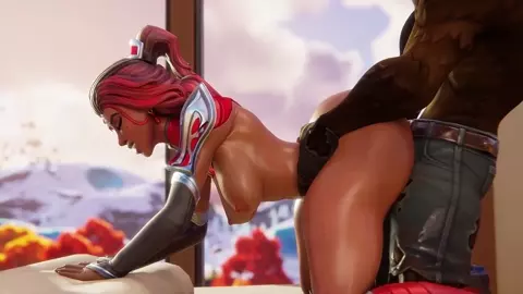 [4K] Dire Fucks Valor's Ass (Side View) [Rekin3D]