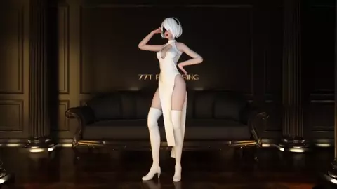 [77TRendering] Sexy 2B Dance 1