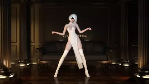 [77TRendering] Sexy 2B Dance 1