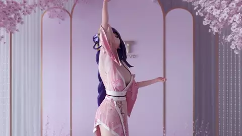 [ 77TRendering] Sexy Raiden Ei nude Dance 3