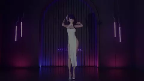 [ 77TRendering] Sexy Raiden Ei nude Dance 2