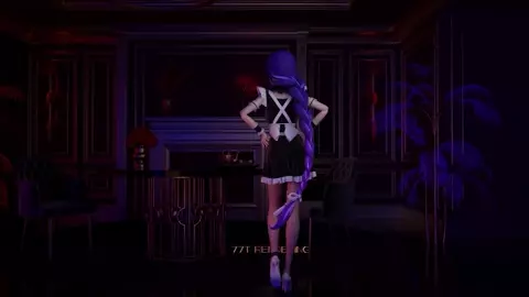 [77TRendering] Raiden Ei Nude maid hot dance