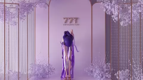 [ 77TRendering] Sexy Raiden Ei nude Dance