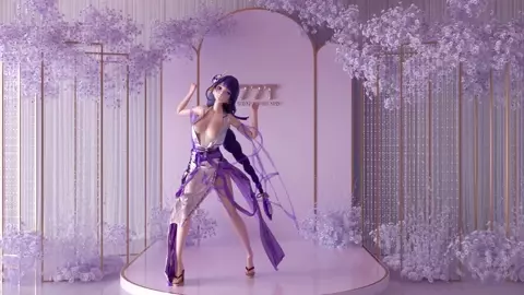 [ 77TRendering] Sexy Raiden Ei nude Dance