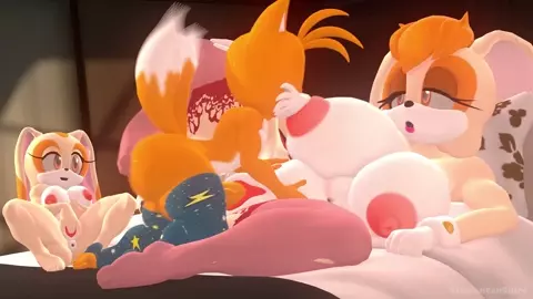 Tails Riding Vanilla With Sound - [Leviantan581re]