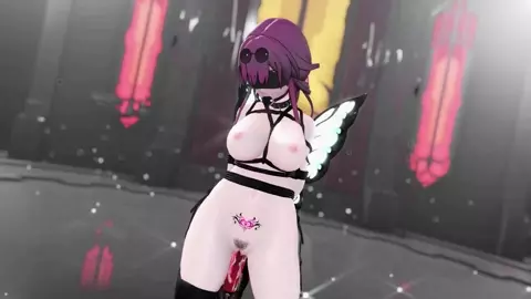 Kafka Honkai Star Rail Bondage Hentai Dance Insect Sex MMD 3D Black Wings