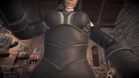 [Greenice] Futa Guard Throatfuck Taker POV