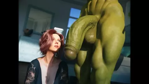 Black Widow Impressed By She-Hulk Cock [Salamandraninja][4K]