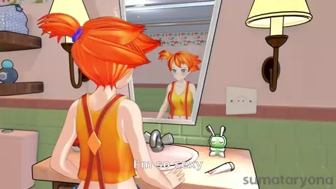 #6 Pokemon Misty & Hilda futas in diaper and chastity