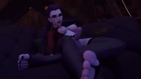 [Rentegra] widowmaker solo masturbation