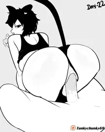 Cat girl (Someone's OC) - Day 22 (Tunkychunky69)