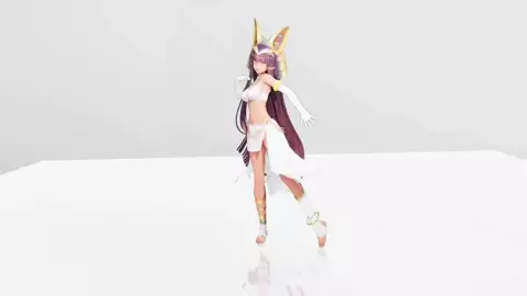Ramesses II Kawaii Strike Hentai Undress Dance Egyptian Girl MMD 3D Yellow Bangles