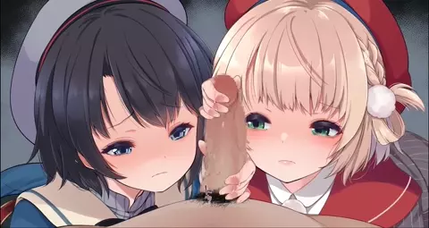 [Fujisaki Hikari] Subaru & Ui Handjob