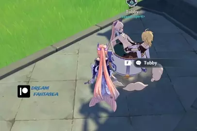 Kokomi x Aether Replacing Tubby (Animated) Mod