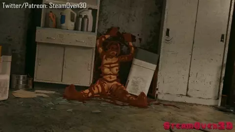 Jill Valentine Trapped and Bred by Nasty Critters [SteamOven3D]