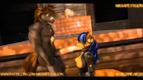 Carmelita Fox Impregnated by Horsecock OC - MrSafetyLion