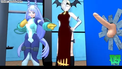 Nejire e Ryukyu em um Glory Hole