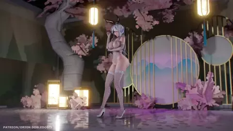 HAKU bunny Suit (弱音ハク) - Hot Pink R-18