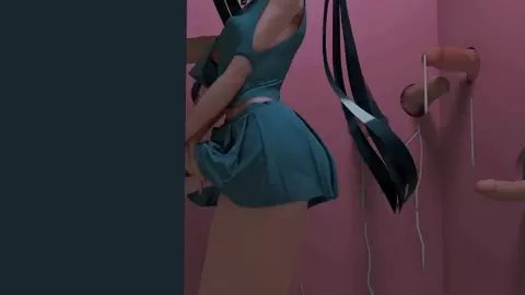 Mona Genshin Impact Glory Hole Room Hentai Gangbang Undress Dance and Sex MMD 3D