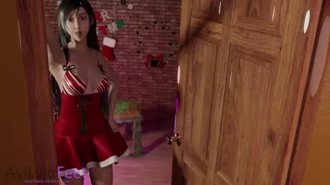 Tifa Footjob Christmas