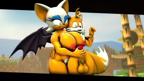 Rouge Handjob&#x27;s Tails - [Sarahdellen]