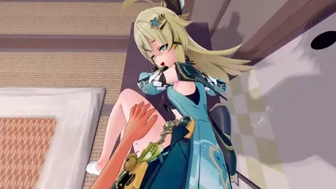 Genshin Impact Kirara on desk getting fucked