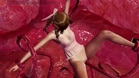 Aerith Tentacle attack